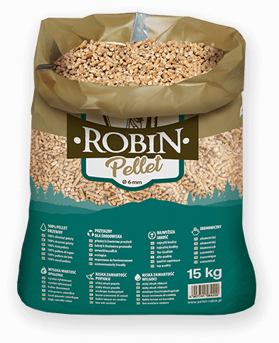 worek pelletu opałowego Robin do kupienia w Torzymiu lub sklepie internetowym